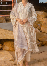 Saba Sumaiya Embroidered Lawn 3 Piece Unstitched Suit SSY25E D-SUBAH-E-NUR