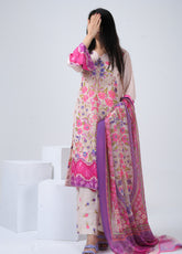 Saba Sumaiya Printed Silk Lawn 3 Piece Unstitched Suit SSY25P D-78629