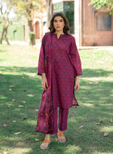 Sahar Spring Digital Printed Lawn 3 Piece Unstitched Suit SHR24S S24-PL-V2-02