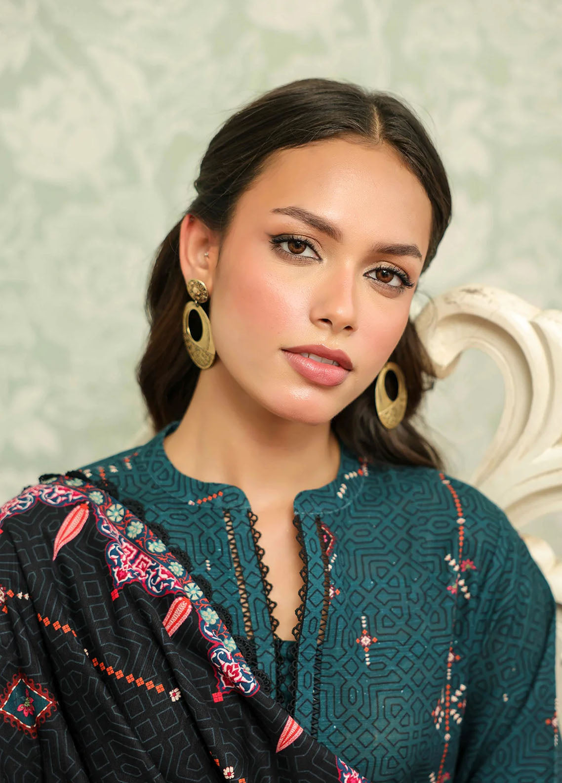 Sahar Winter Printed Khaddar 3 Piece Unstitched Suit S25W3PC D-23 OBSIDIAN GREEN Sahar Winter Printed Khaddar 3 Piece Unstitched Suit S25W3PC D-23 OBSIDIAN GREEN