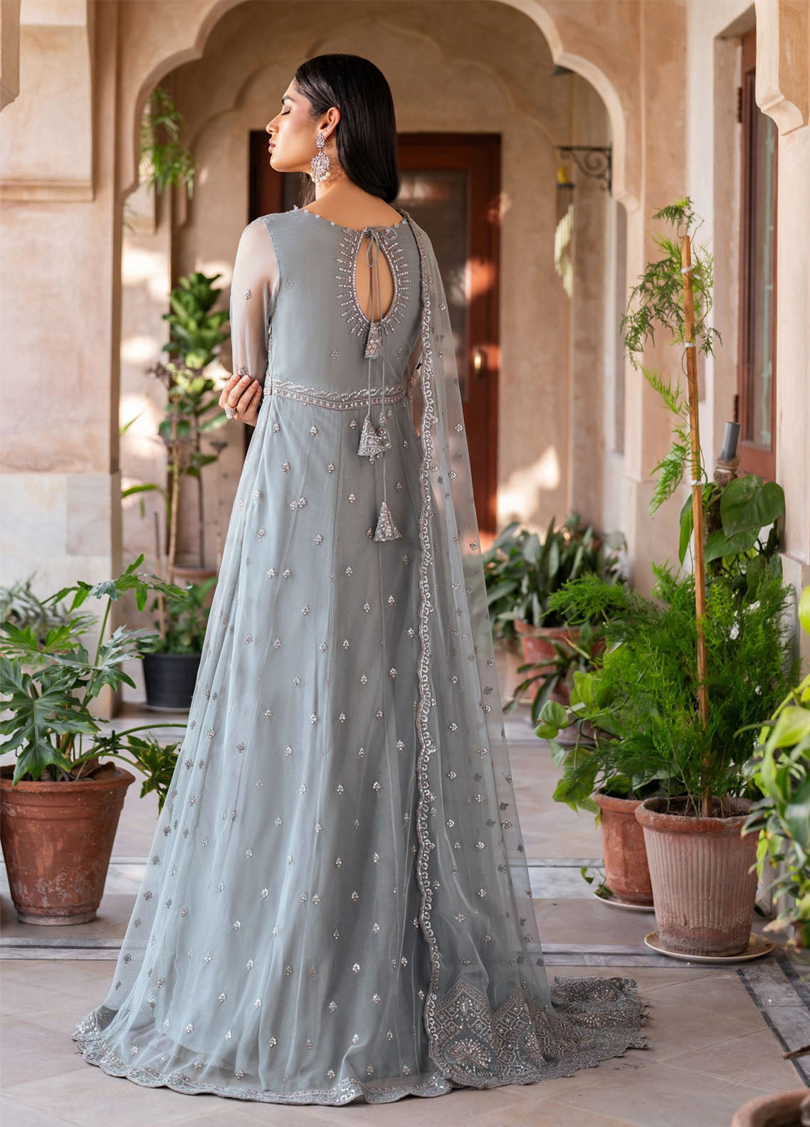 Sahiba By Zarif Formals Embroidered Net 3 Piece Unstitched Suit ZF25SFE D-SBA-04 YASMIN Sahiba By Zarif Formals Embroidered Net 3 Piece Unstitched Suit ZF25SFE D-SBA-04 YASMIN