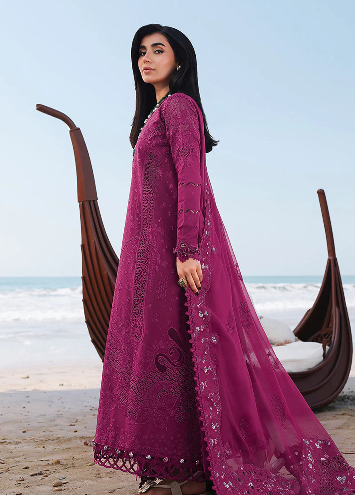 Sahil By Qalamkar Luxury Embroidered Lawn 3 Piece Unstitched Suit QLM26SLL D-SA-01 ZARA Sahil By Qalamkar Luxury Embroidered Lawn 3 Piece Unstitched Suit QLM26SLL D-SA-01 ZARA