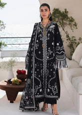 Sahil By Qalamkar Luxury Embroidered Lawn 3 Piece Unstitched Suit QLM26SLL D-SA-02 LIANA