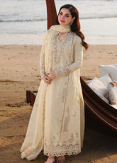 Sahil By Qalamkar Luxury Embroidered Lawn 3 Piece Unstitched Suit QLM26SLL D-SA-03 SAFA