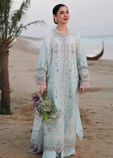 Sahil By Qalamkar Luxury Embroidered Lawn 3 Piece Unstitched Suit QLM26SLL D-SA-05 AYRA