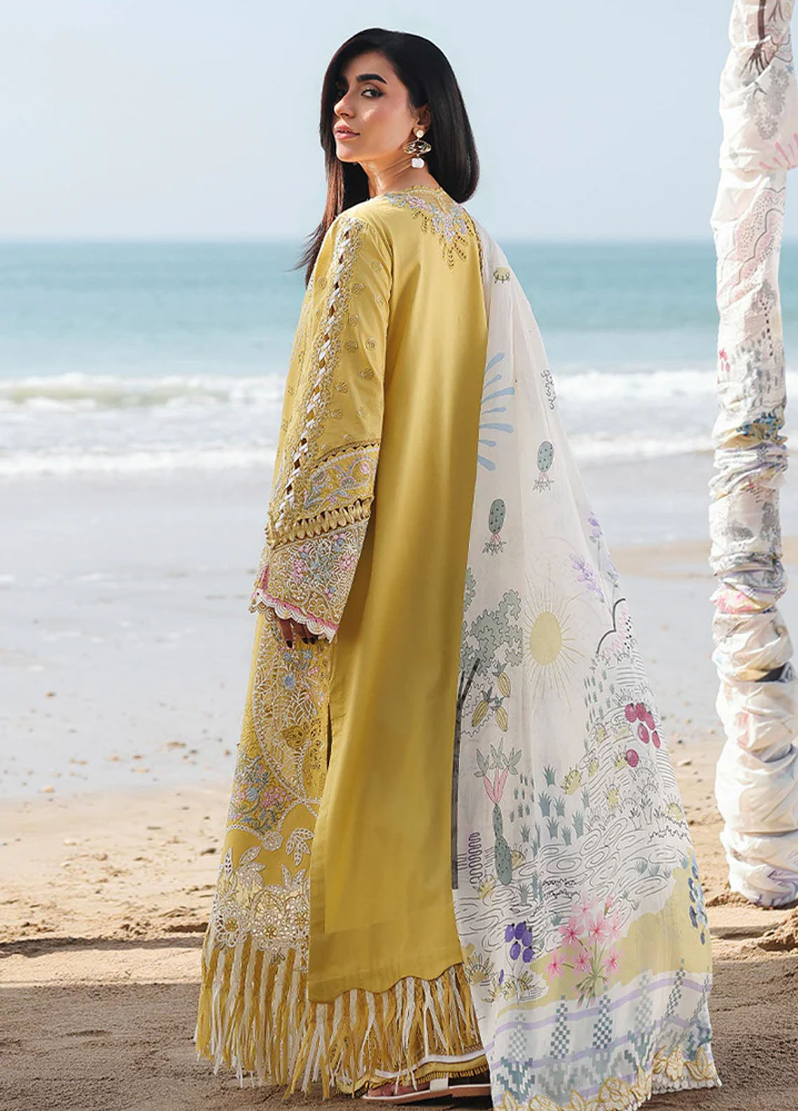 Sahil By Qalamkar Luxury Embroidered Lawn 3 Piece Unstitched Suit QLM26SLL D-SA-07 HIRA Sahil By Qalamkar Luxury Embroidered Lawn 3 Piece Unstitched Suit QLM26SLL D-SA-07 HIRA