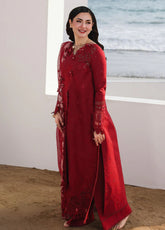Sahil By Qalamkar Luxury Embroidered Lawn 3 Piece Unstitched Suit QLM26SLL D-SA-14 NELAM