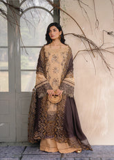 Saira Rizwan Premium Winter Embroidered Karandi 3 Piece Unstitched Suit SR24PW NERIA-07