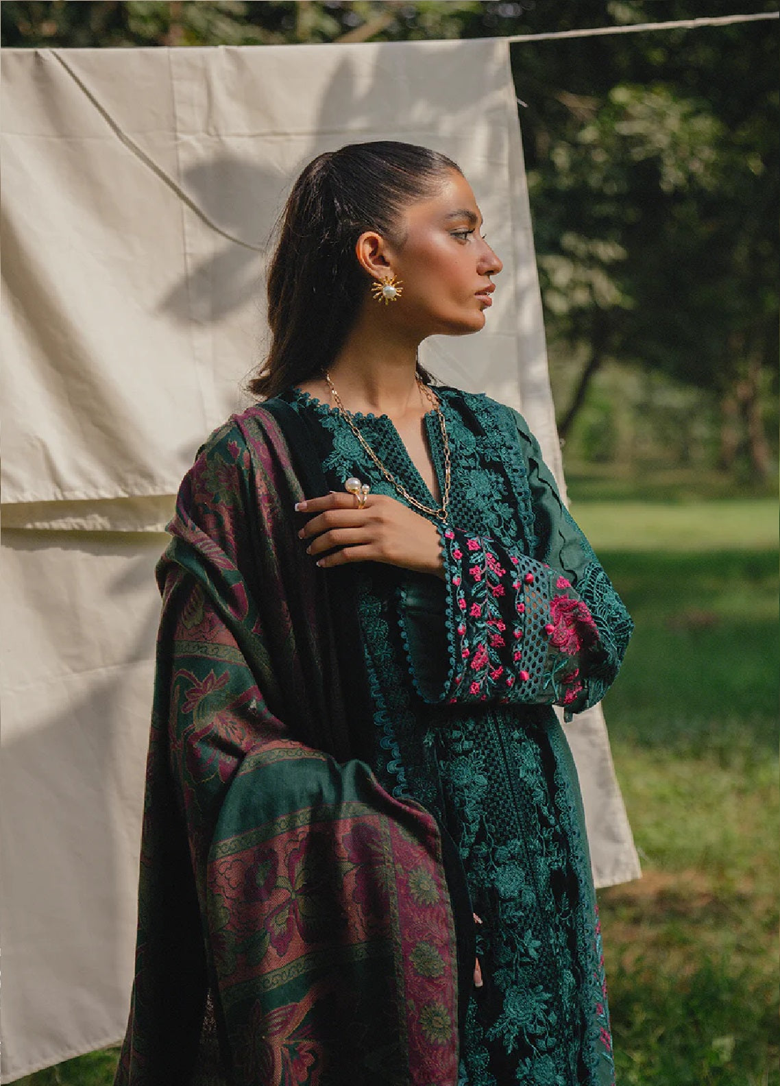 Saira Rizwan Premium Winter Embroidered Khaddar 3 Piece Unstitched Suit SR24PW DEA-01 Saira Rizwan Premium Winter Embroidered Khaddar 3 Piece Unstitched Suit SR24PW DEA-01