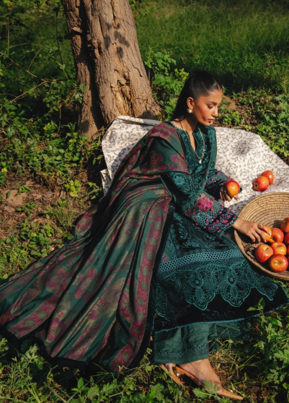 Saira Rizwan Premium Winter Embroidered Khaddar 3 Piece Unstitched Suit SR24PW DEA-01 Saira Rizwan Premium Winter Embroidered Khaddar 3 Piece Unstitched Suit SR24PW DEA-01