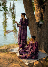 Saira Rizwan Premium Winter Embroidered Khaddar 3 Piece Unstitched Suit SR24PW RUNI-02