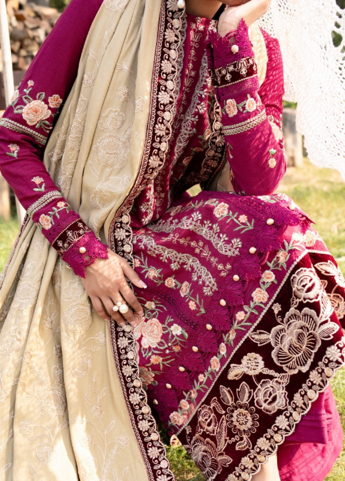 Saira Rizwan Premium Winter Embroidered Khaddar 3 Piece Unstitched Suit SR24PW SANSA-09 Saira Rizwan Premium Winter Embroidered Khaddar 3 Piece Unstitched Suit SR24PW SANSA-09