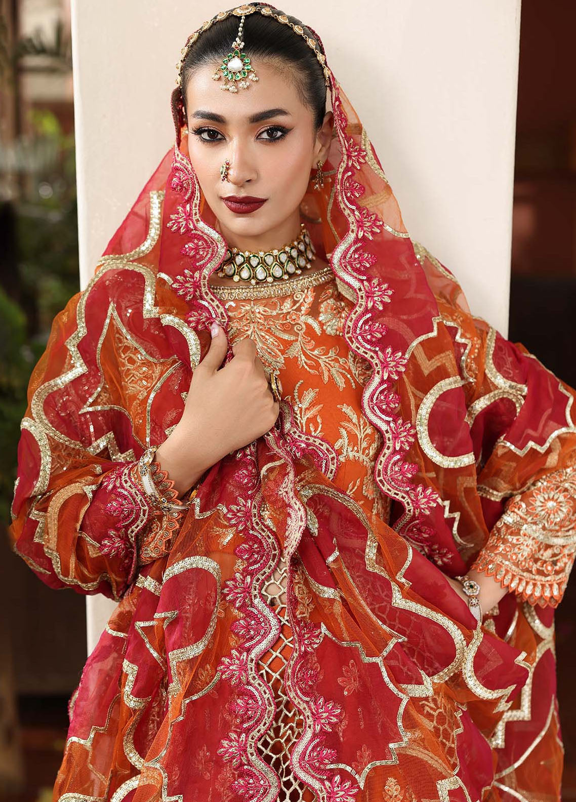 Saiyara By Imrozia Embroidered Organza 3 Piece Unstitched Suit IM25SLF D-I-234 ZARMIN Saiyara By Imrozia Embroidered Organza 3 Piece Unstitched Suit IM25SLF D-I-234 ZARMIN
