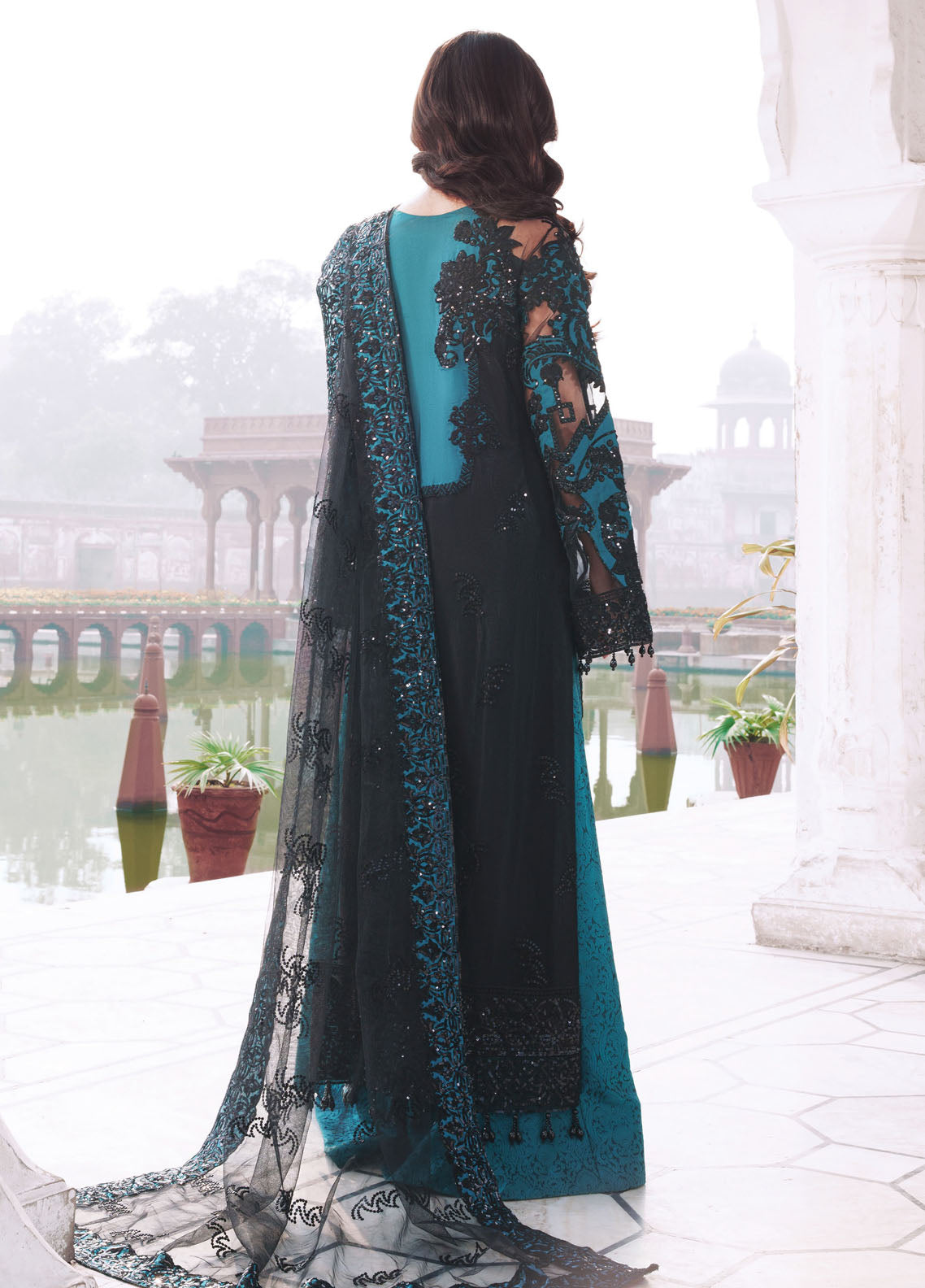 Sajal By Imrozia Premium Embroidered Net 3 Piece Unstitched Suit IM26SV2 D-I-256 SHABNUM Sajal By Imrozia Premium Embroidered Net 3 Piece Unstitched Suit IM26SV2 D-I-256 SHABNUM