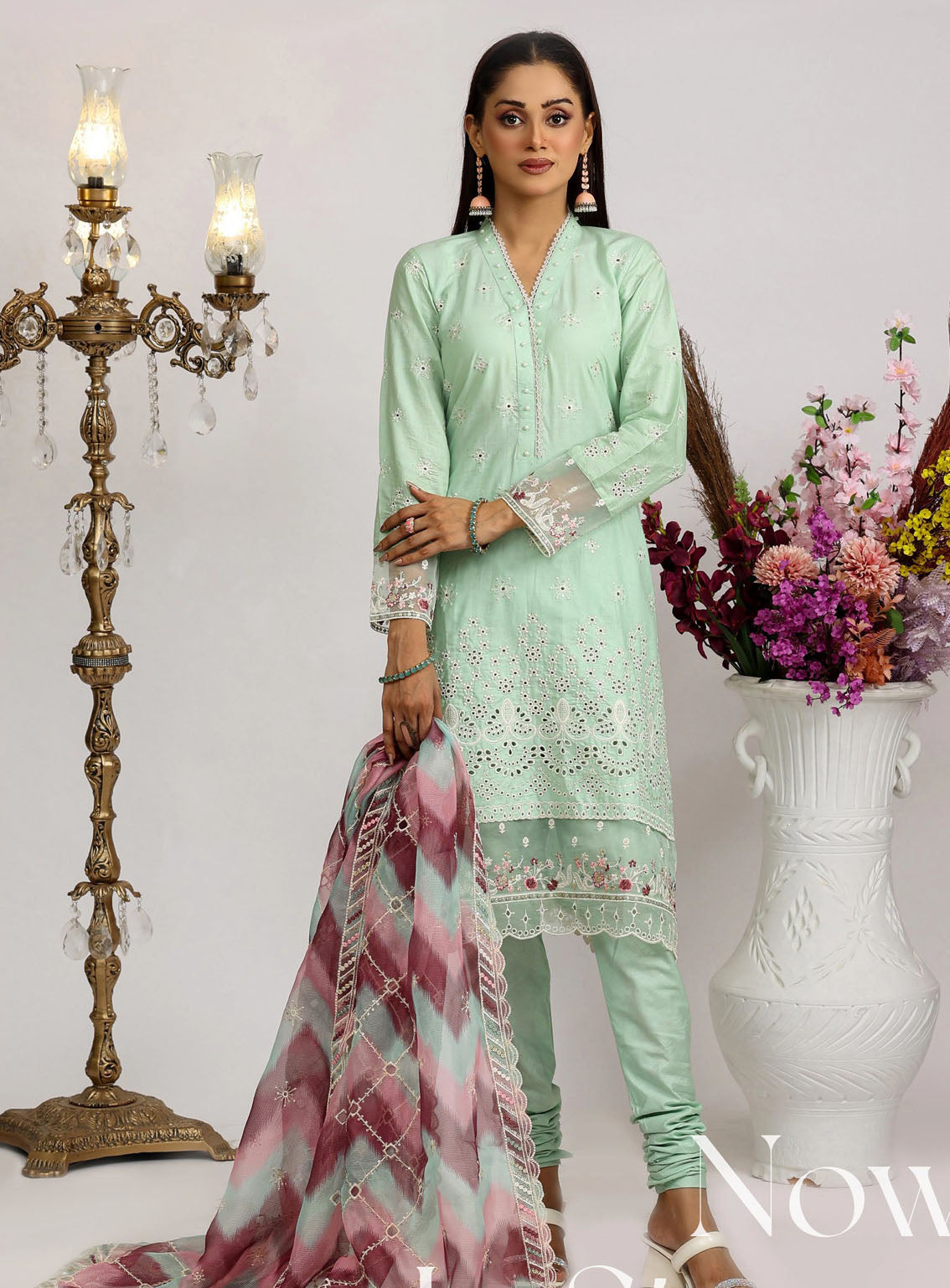 Sajni By Pakdaman Luxury Embroidered Lawn 3 Piece Stitched Suit PDF24S D-9904 Sajni By Pakdaman Luxury Embroidered Lawn 3 Piece Stitched Suit PDF24S D-9904