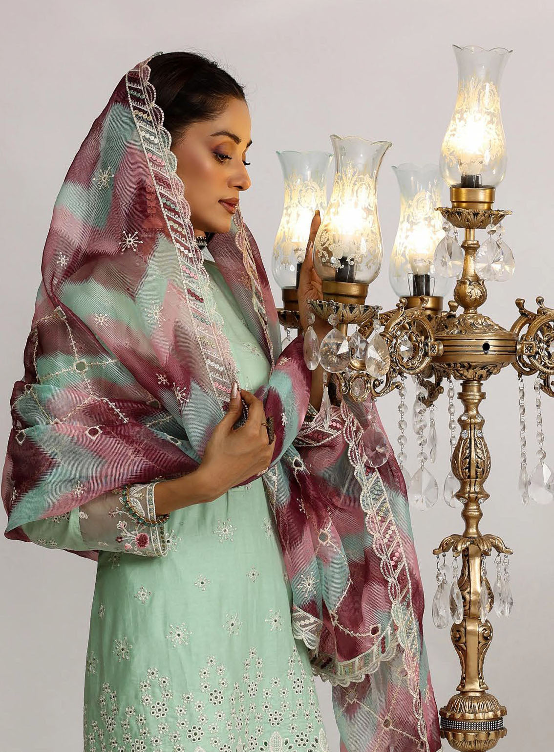 Sajni By Pakdaman Luxury Embroidered Lawn 3 Piece Stitched Suit PDF24S D-9904 Sajni By Pakdaman Luxury Embroidered Lawn 3 Piece Stitched Suit PDF24S D-9904