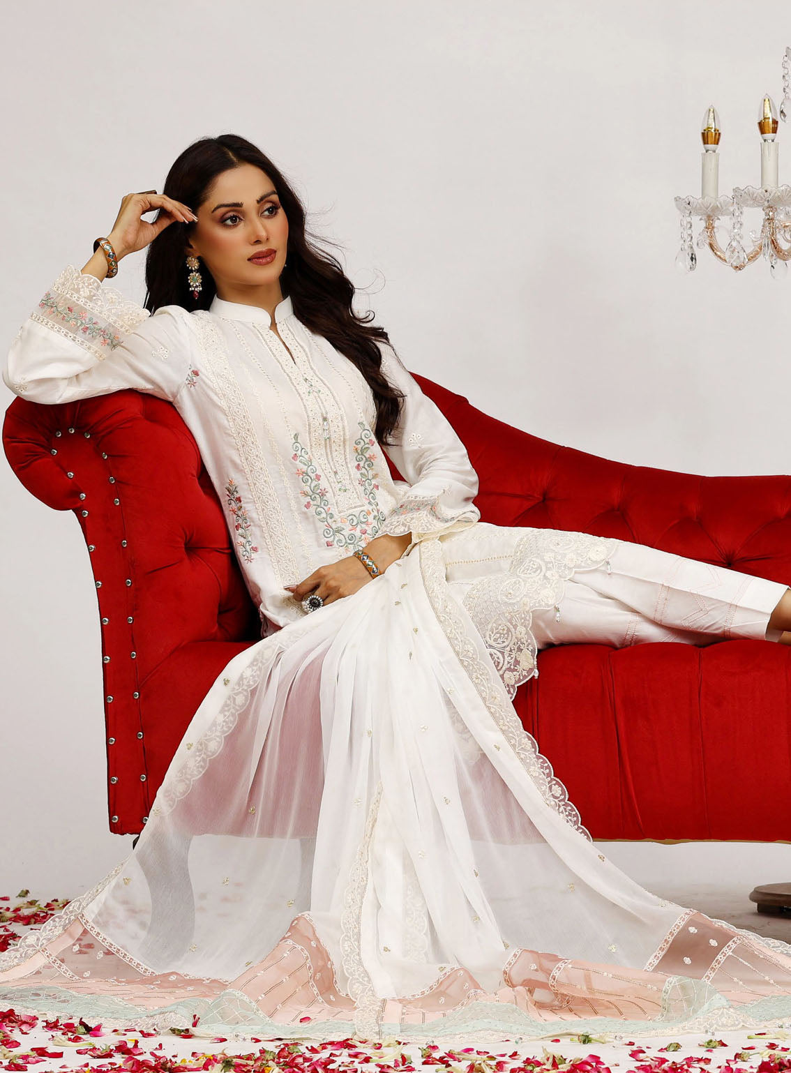 Sajni By Pakdaman Luxury Embroidered Lawn 3 Piece Stitched Suit PDF24S D-9905 Sajni By Pakdaman Luxury Embroidered Lawn 3 Piece Stitched Suit PDF24S D-9905