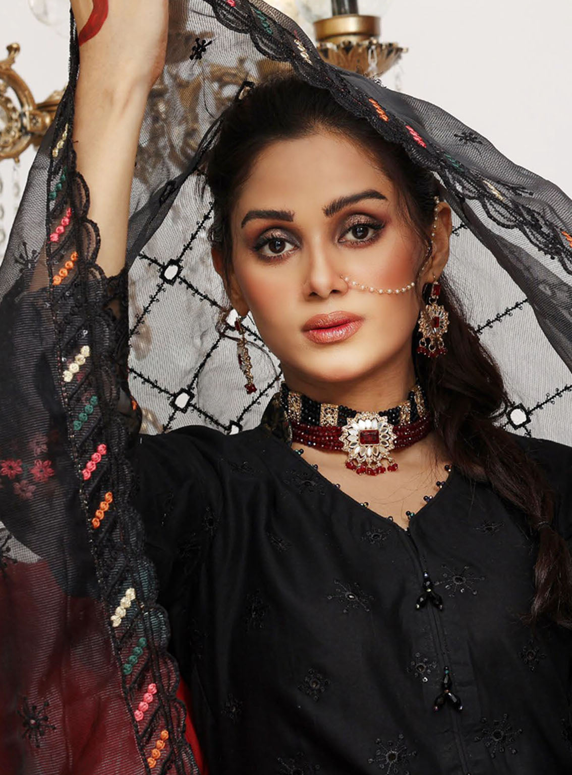 Sajni By Pakdaman Luxury Embroidered Lawn 3 Piece Stitched Suit PDF24S D-9907 Sajni By Pakdaman Luxury Embroidered Lawn 3 Piece Stitched Suit PDF24S D-9907