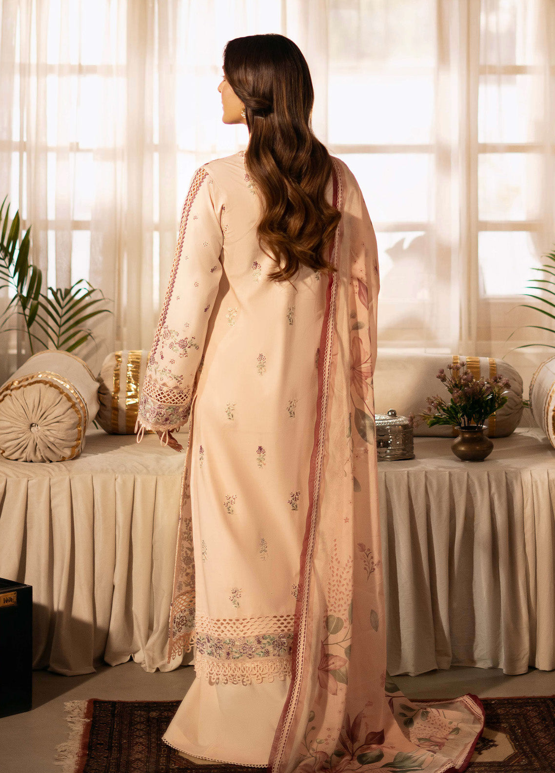 Sajni By Zarposh Embroidered Lawn 3 Piece Unstitched Suit ZP25S D-GULBANO Sajni By Zarposh Embroidered Lawn 3 Piece Unstitched Suit ZP25S D-GULBANO