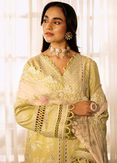 Sajni By Zarposh Embroidered Lawn 3 Piece Unstitched Suit ZP25S D-GULNAZ