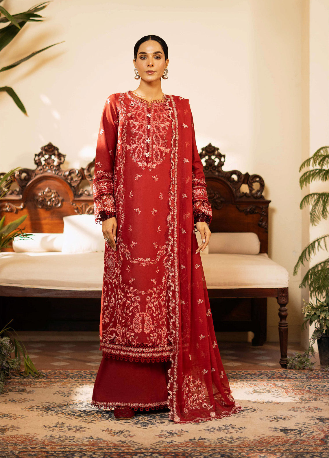 Sajni By Zarposh Embroidered Lawn 3 Piece Unstitched Suit ZP25S D-NOORJAH Sajni By Zarposh Embroidered Lawn 3 Piece Unstitched Suit ZP25S D-NOORJAH