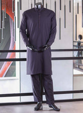 Sami Saeed Embroidered Wash & Wear Men's Stitched Kurta Pajama SS25KP D-131234 EARTH