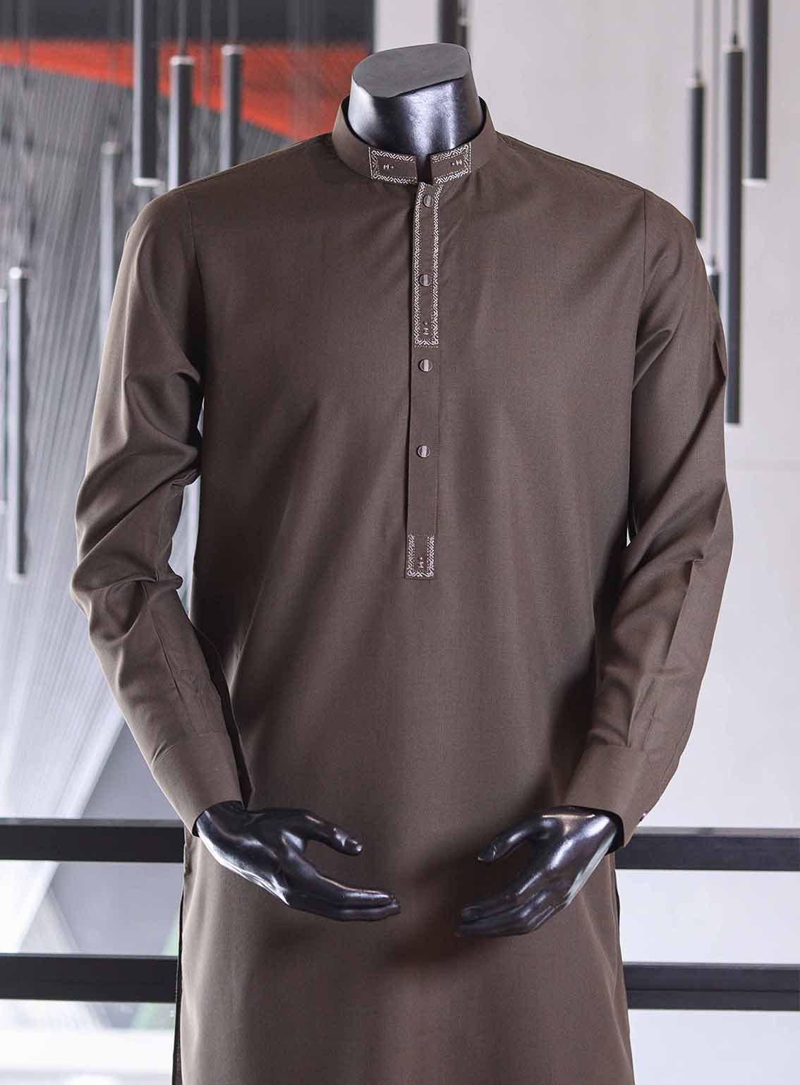 Sami Saeed Embroidered Wash & Wear Men's Stitched Kurta Pajama SS25KP D-139012 MOON Sami Saeed Embroidered Wash & Wear Men's Stitched Kurta Pajama SS25KP D-139012 MOON