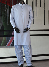 Sami Saeed Men's Plain Kameez Shalwar - SS24EBC SBL