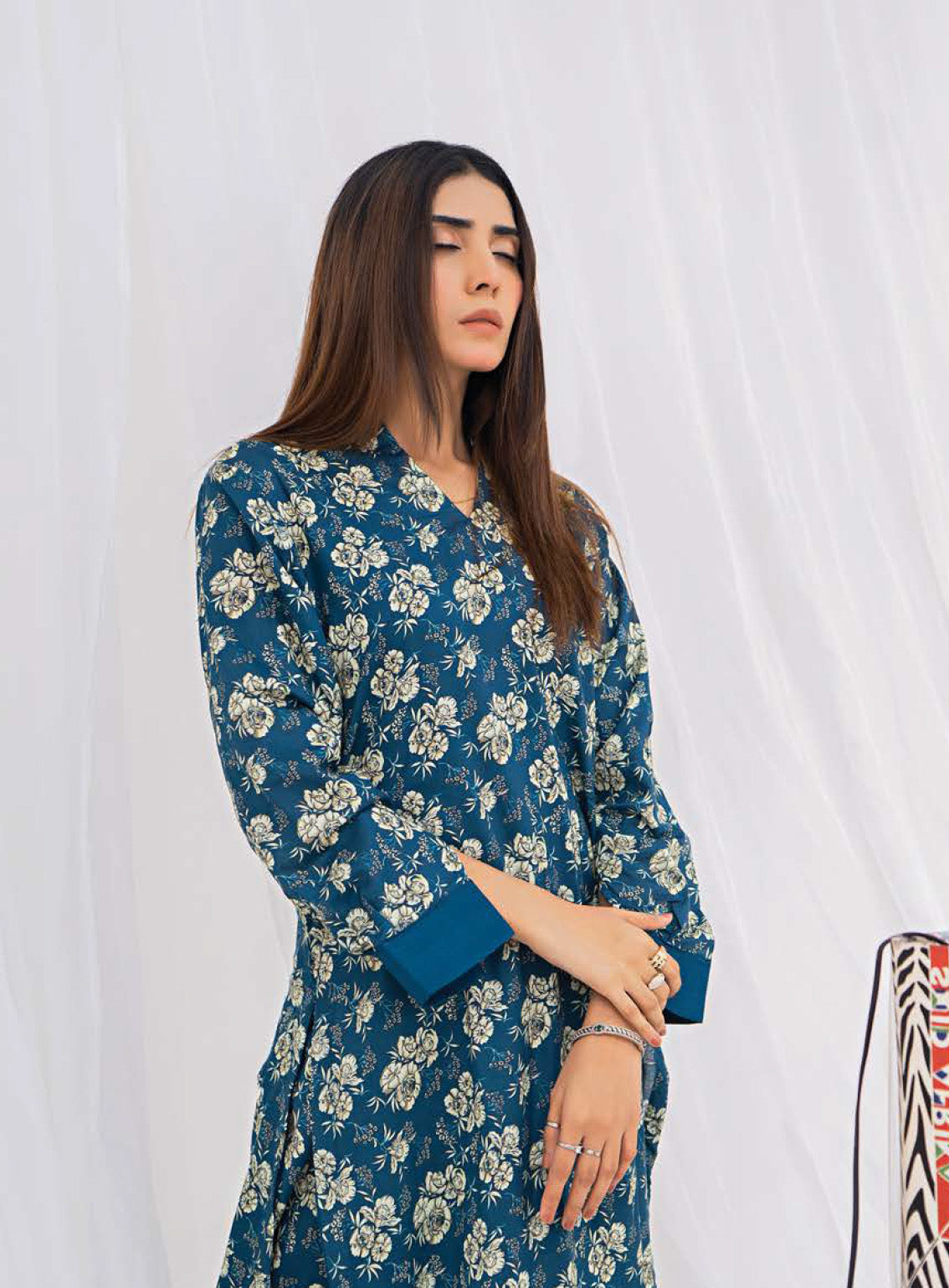 Sana & Samia By Lala Textile Digital Airjet Printed Cambric 2 Piece Unstitched Suit LT24S&S LS-093 FERN Sana & Samia By Lala Textile Digital Airjet Printed Cambric 2 Piece Unstitched Suit LT24S&S LS-093 FERN