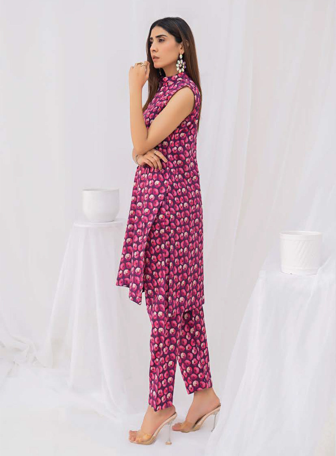 Sana & Samia By Lala Textile Digital Airjet Printed Cambric 2 Piece Unstitched Suit LT24S&S LS-094 BERRY Sana & Samia By Lala Textile Digital Airjet Printed Cambric 2 Piece Unstitched Suit LT24S&S LS-094 BERRY