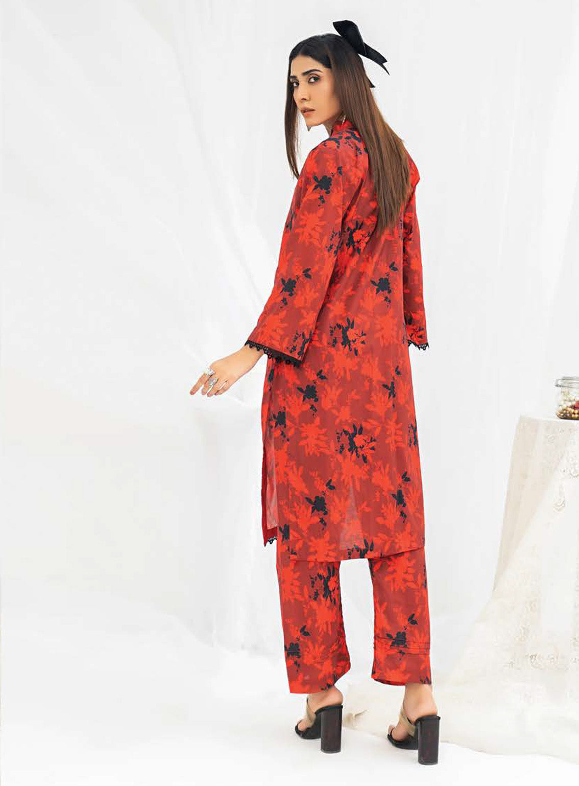 Sana & Samia By Lala Textile Digital Airjet Printed Cambric 2 Piece Unstitched Suit LT24S&S LS-097 RUBY Sana & Samia By Lala Textile Digital Airjet Printed Cambric 2 Piece Unstitched Suit LT24S&S LS-097 RUBY