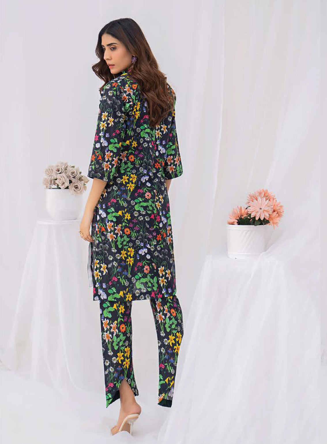 Sana & Samia By Lala Textile Digital Airjet Printed Cambric 2 Piece Unstitched Suit LT24S&S LS-099 ECLECTIC Sana & Samia By Lala Textile Digital Airjet Printed Cambric 2 Piece Unstitched Suit LT24S&S LS-099 ECLECTIC