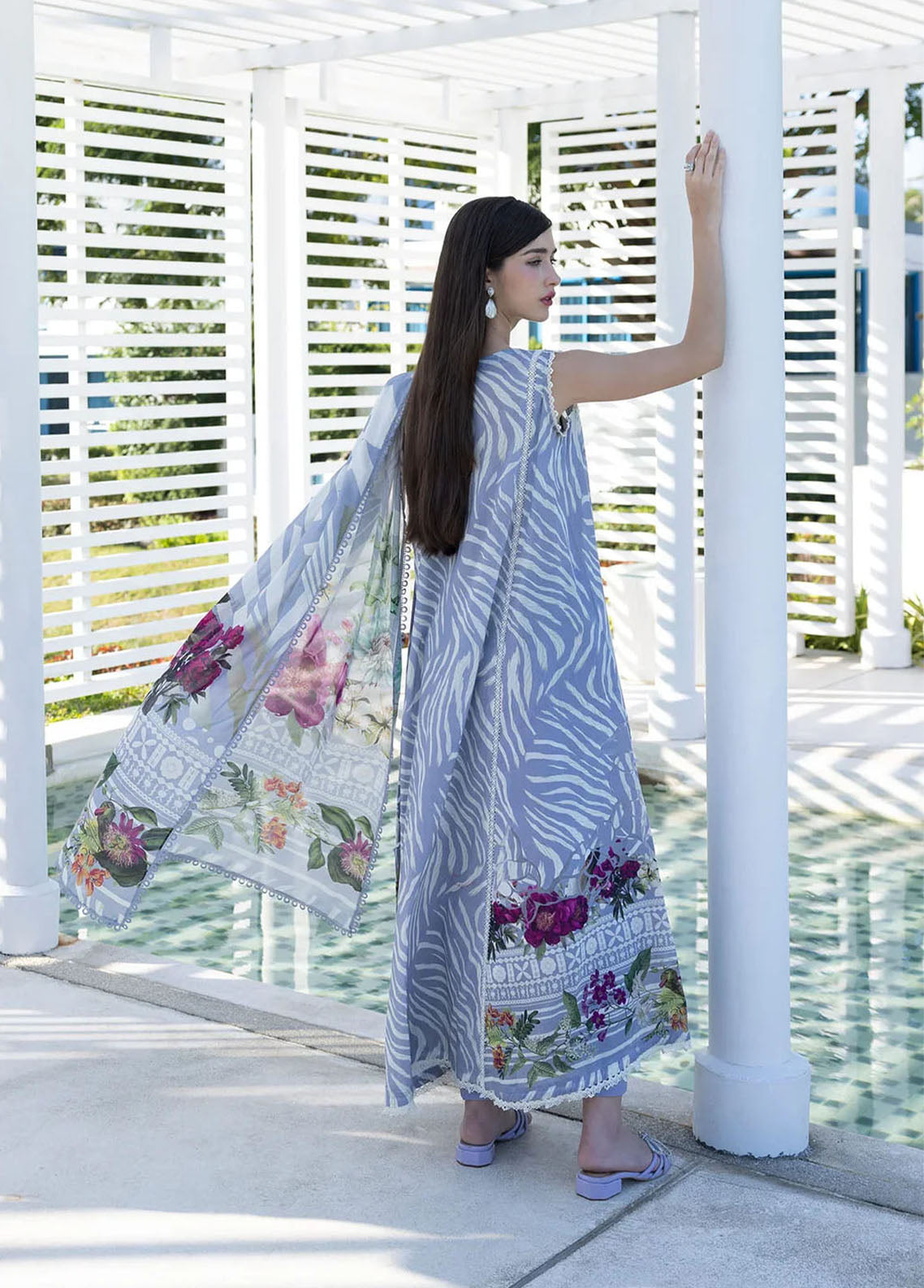 Santorini By Elaf Premium Printed Lawn 3 Piece Unstitched Suit EF26SP D-EPN-3B SEIRA Santorini By Elaf Premium Printed Lawn 3 Piece Unstitched Suit EF26SP D-EPN-3B SEIRA