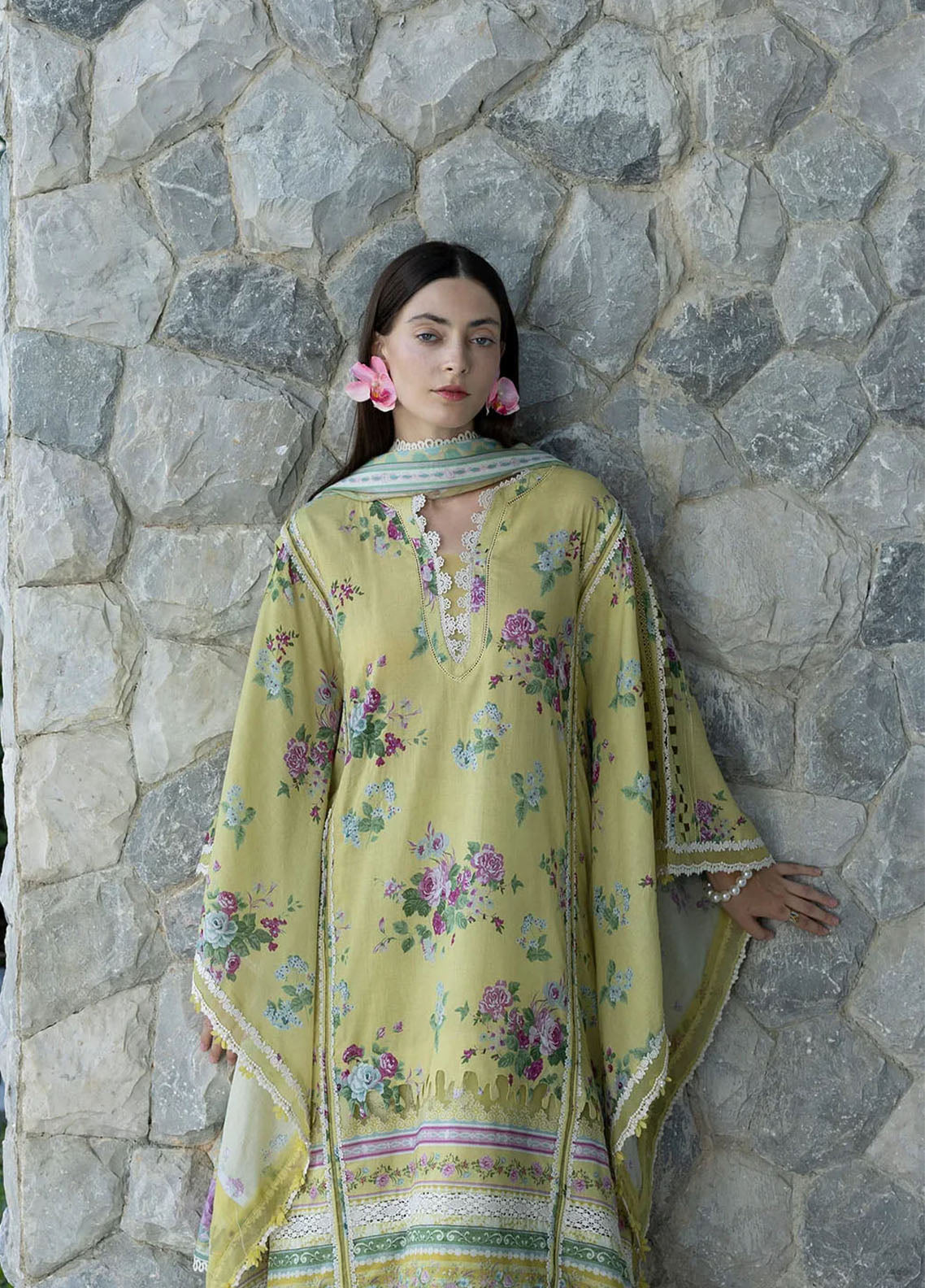 Santorini By Elaf Premium Printed Lawn 3 Piece Unstitched Suit EF26SP D-EPN-4A AVOCADO Santorini By Elaf Premium Printed Lawn 3 Piece Unstitched Suit EF26SP D-EPN-4A AVOCADO