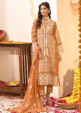 Saraab By Addee Embroidered Chiffon 3 Piece Stitched Suit AD25S D-MF-023 UTAH