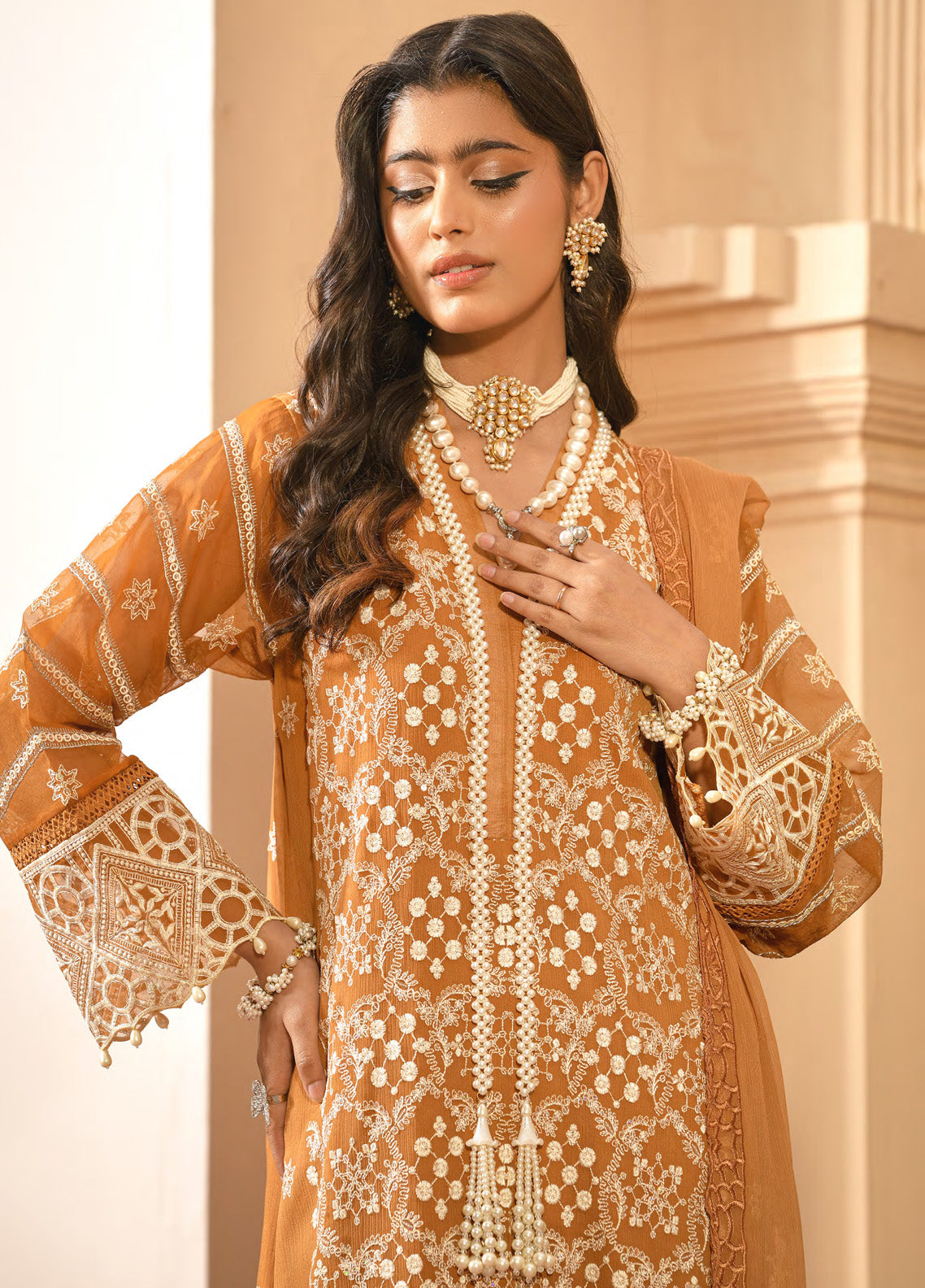 Saraab By Addee Embroidered Chiffon 3 Piece Stitched Suit AD25S D-MF-023 UTAH Saraab By Addee Embroidered Chiffon 3 Piece Stitched Suit AD25S D-MF-023 UTAH