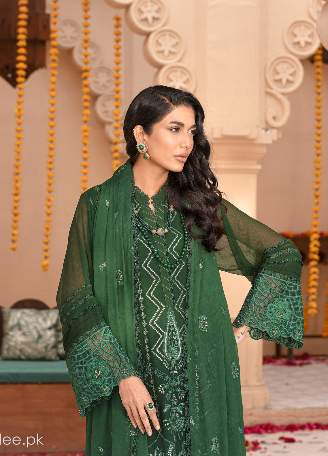 Saraab By Addee Embroidered Chiffon 3 Piece Stitched Suit AD25S D-MF-024 NADORA Saraab By Addee Embroidered Chiffon 3 Piece Stitched Suit AD25S D-MF-024 NADORA