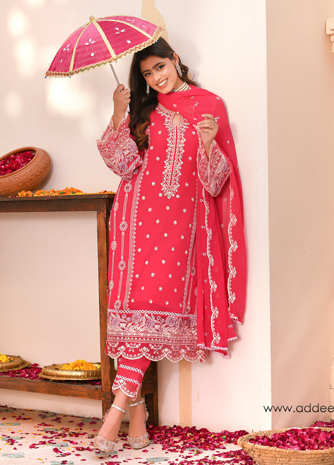 Saraab By Addee Embroidered Chiffon 3 Piece Stitched Suit AD25S D-MF-025 IINA Saraab By Addee Embroidered Chiffon 3 Piece Stitched Suit AD25S D-MF-025 IINA