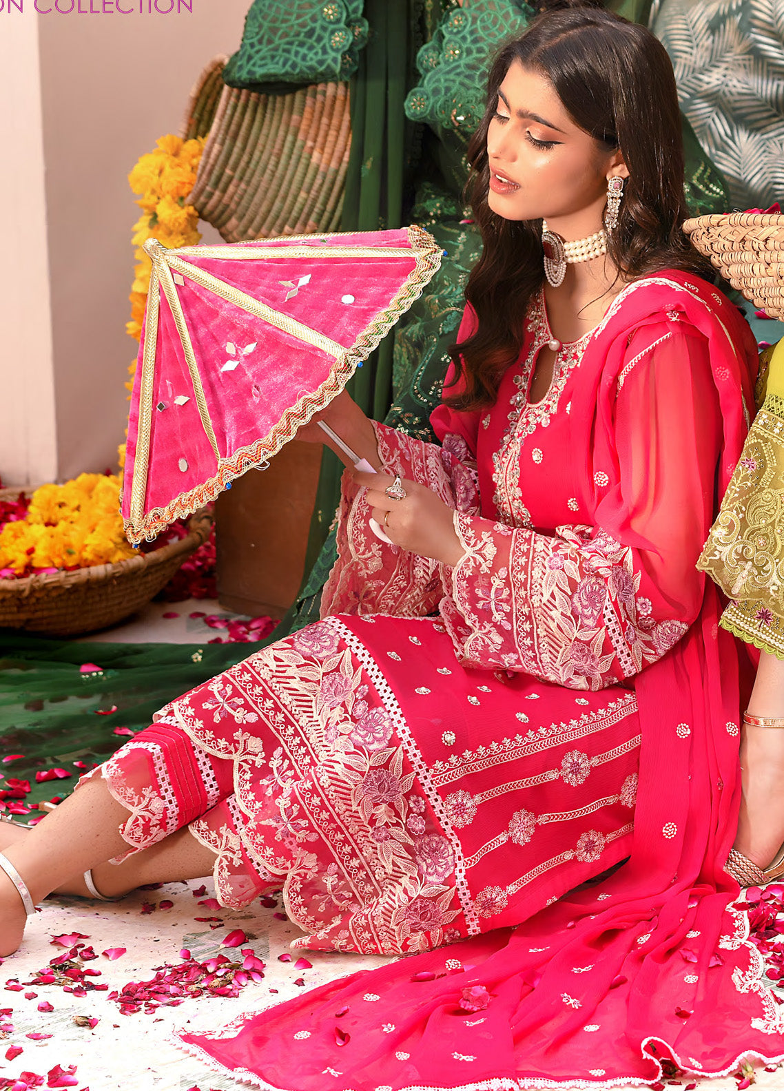 Saraab By Addee Embroidered Chiffon 3 Piece Stitched Suit AD25S D-MF-025 IINA Saraab By Addee Embroidered Chiffon 3 Piece Stitched Suit AD25S D-MF-025 IINA