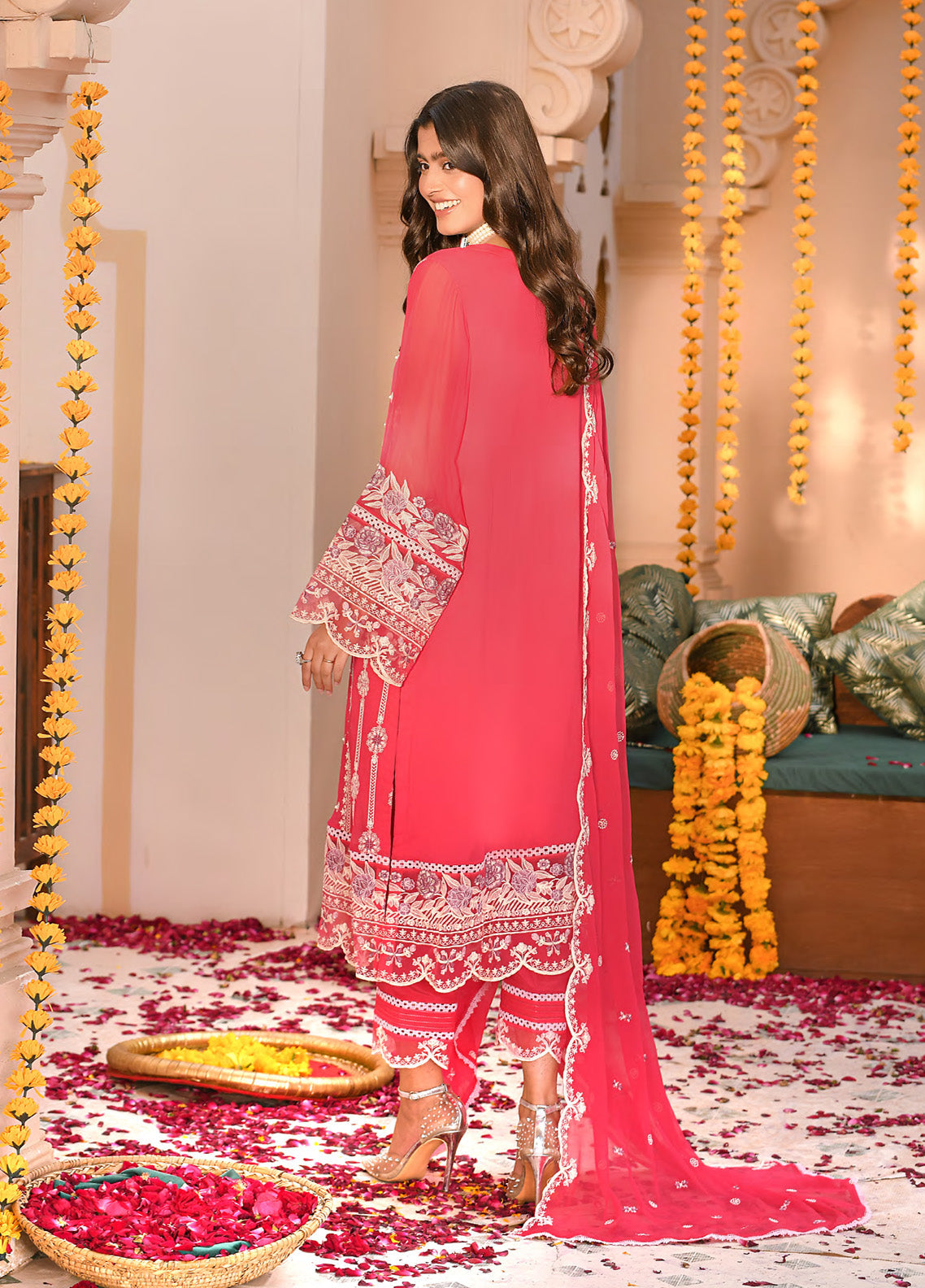 Saraab By Addee Embroidered Chiffon 3 Piece Stitched Suit AD25S D-MF-025 IINA Saraab By Addee Embroidered Chiffon 3 Piece Stitched Suit AD25S D-MF-025 IINA