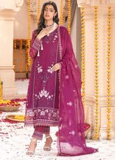 Saraab By Addee Embroidered Chiffon 3 Piece Stitched Suit AD25S D-MF-028 IRSA