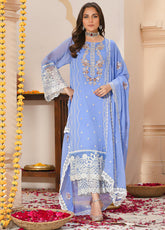 Saraab By Addee Embroidered Chiffon 3 Piece Stitched Suit AD25S D-MF-029 ARSH