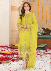 Saraab By Addee Embroidered Chiffon 3 Piece Stitched Suit AD25S D-MF-030 ZIBA
