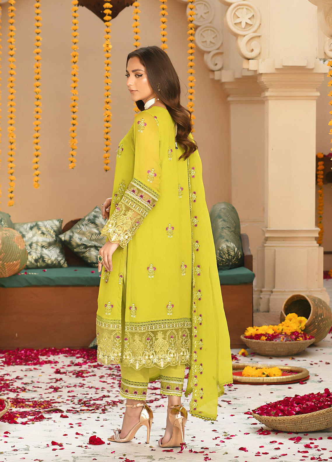 Saraab By Addee Embroidered Chiffon 3 Piece Stitched Suit AD25S D-MF-030 ZIBA Saraab By Addee Embroidered Chiffon 3 Piece Stitched Suit AD25S D-MF-030 ZIBA