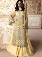 Sardinia Embroidered Chiffon 3 Piece Unstitched Suit SRD25CF D-1101 HASEENA