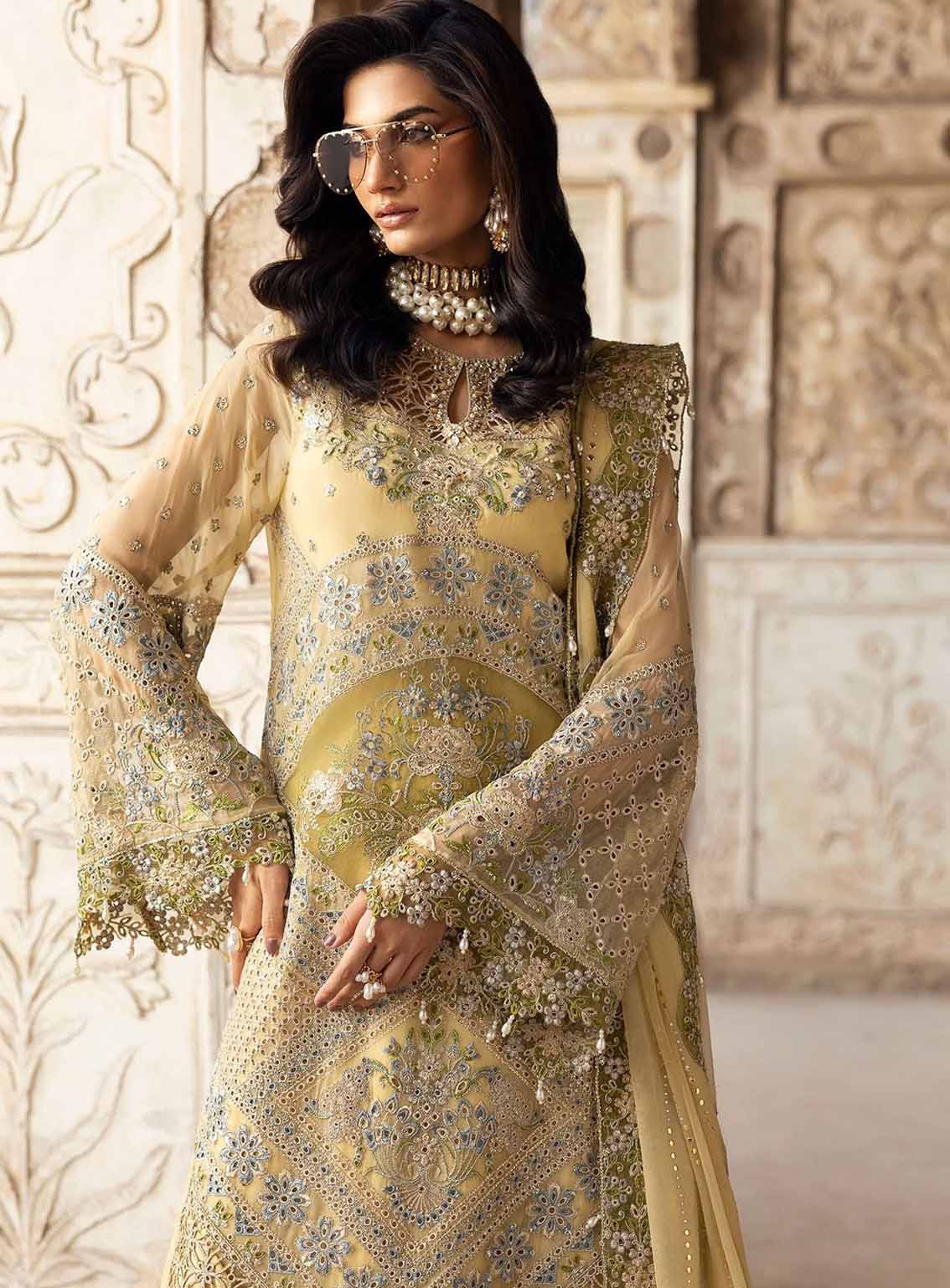 Sardinia Embroidered Chiffon 3 Piece Unstitched Suit SRD25CF D-1101 HASEENA Sardinia Embroidered Chiffon 3 Piece Unstitched Suit SRD25CF D-1101 HASEENA