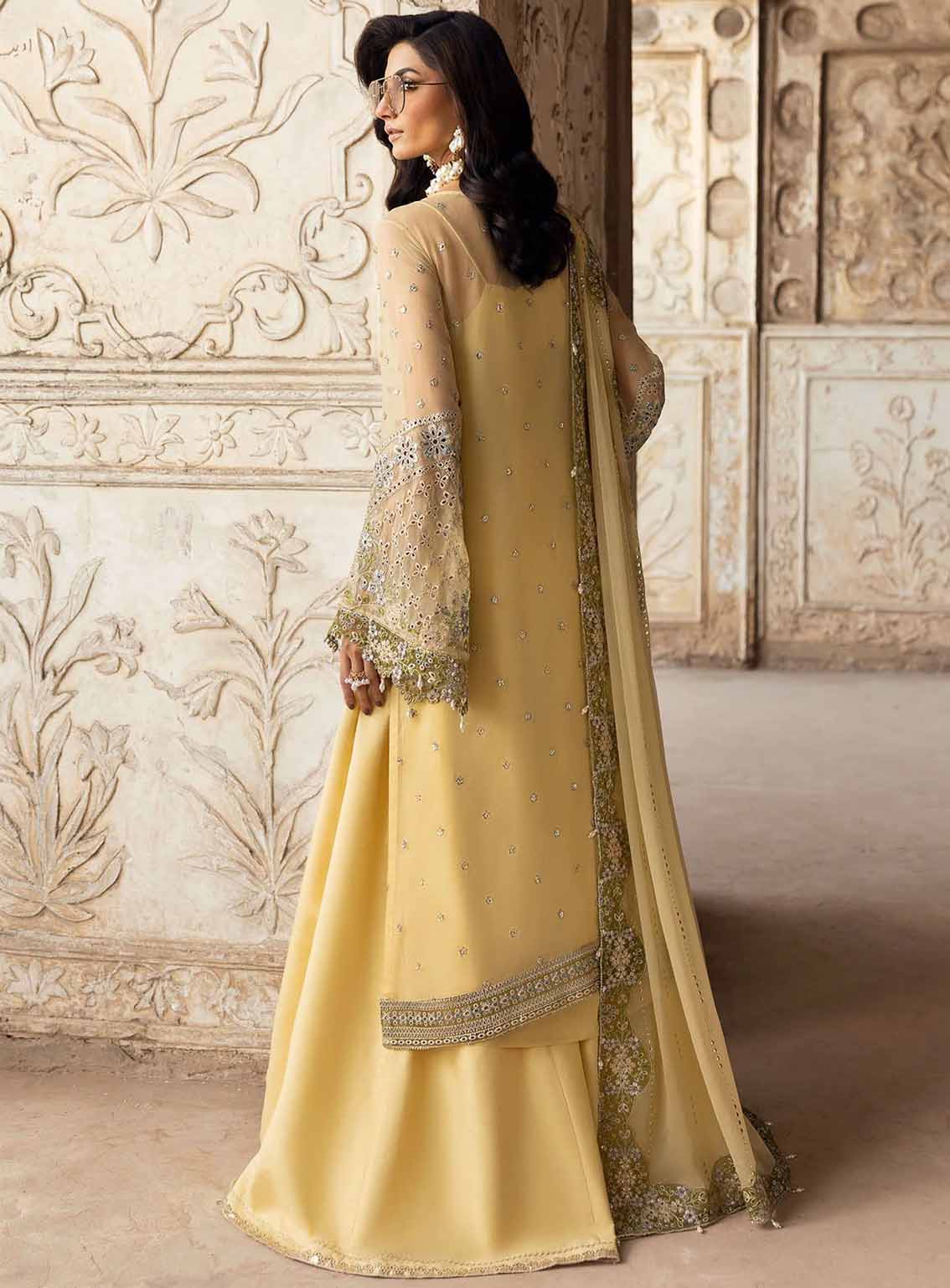 Sardinia Embroidered Chiffon 3 Piece Unstitched Suit SRD25CF D-1101 HASEENA Sardinia Embroidered Chiffon 3 Piece Unstitched Suit SRD25CF D-1101 HASEENA