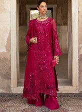 Sardinia Embroidered Chiffon 3 Piece Unstitched Suit SRD25CF D-1102 MEERA
