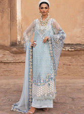 Sardinia Embroidered Chiffon 3 Piece Unstitched Suit SRD25CF D-1104 FEROZA