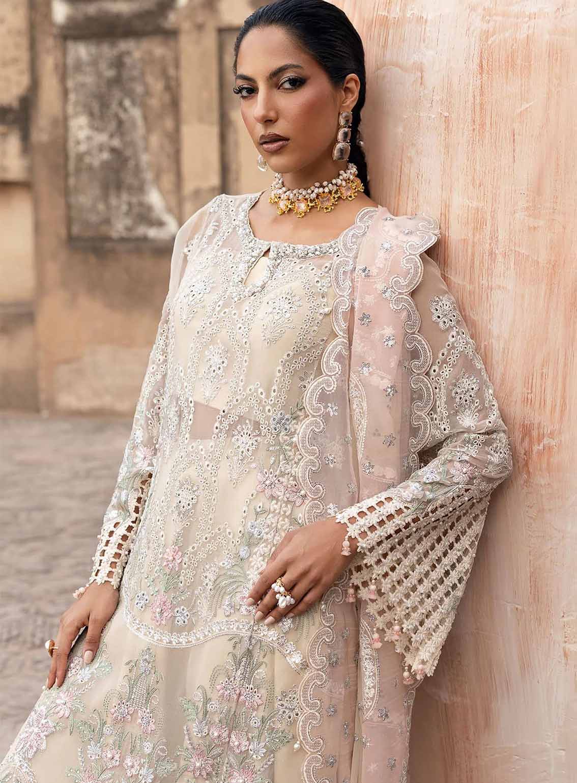 Sardinia Embroidered Chiffon 3 Piece Unstitched Suit SRD25CF D-1106 ZOHRA Sardinia Embroidered Chiffon 3 Piece Unstitched Suit SRD25CF D-1106 ZOHRA
